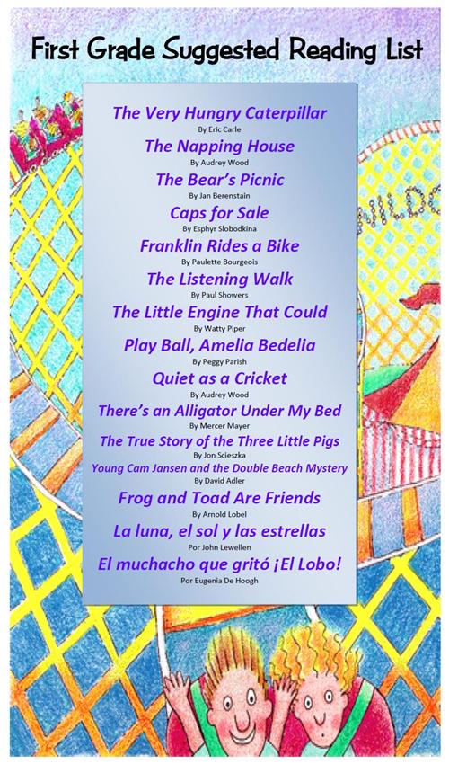 Media Center / 1st Grade Suggested Reading