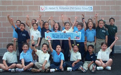 Students Love their Uniforms 