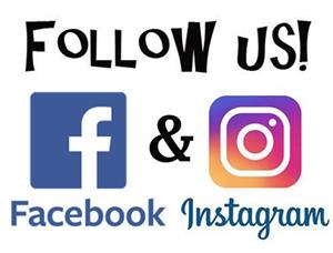  Follow us on facebook and instagram 