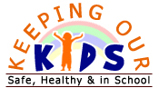 Keeping Our Kids Safe, Healthy, and In School Logo 