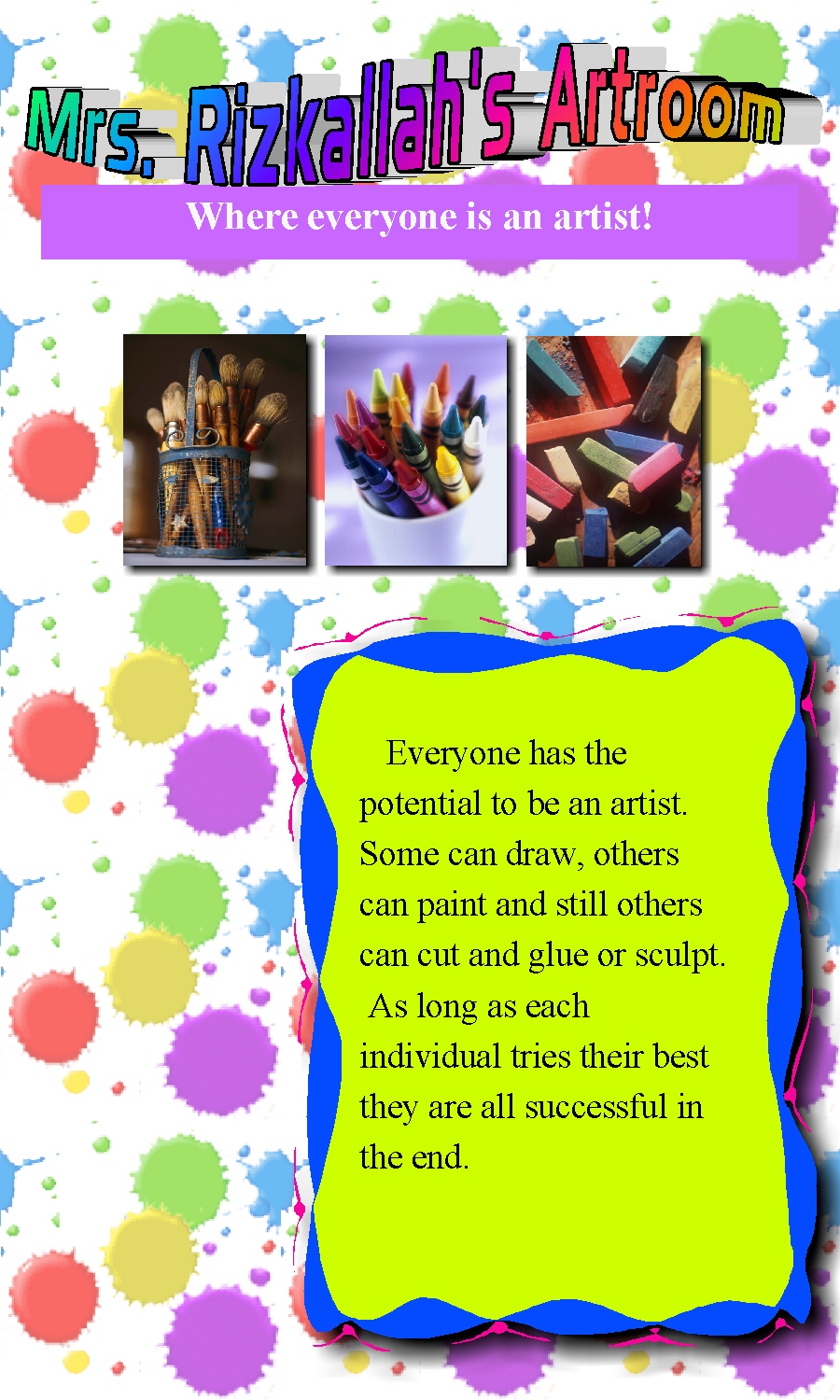 Mrs. Rizkallah's Artroom 
