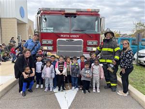 Some mighty brave firefighters came to teach us about fire safety